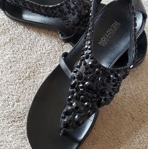 Kenneth Cole Black Dress Sandal size 8